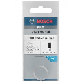 Anel de redu��o para l�mina de serra circular PRO, 20 x 1 x 16 mm ref� 2600100188 BOSCH