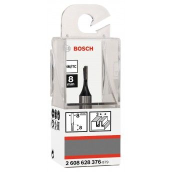 Fresa Straight Bit, One Flute, Ø 3 x L 8, Shank 8 mm refª 2608628376 BOSCH Fresa Straight Bit, One Flute, Ø 3 x L 8, Shank 8 mm refª 2608628376 BOSCH