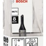 Fresa  Straight Bit, One Flute, � 4 x L 8, Shank 8 mm ref� 2608628377 BOSCH