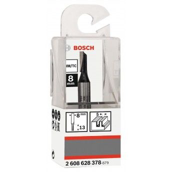 Fresa Straight Bit, One Flute, Ø 5 x L 12.7, Shank 8 mm refª 2608628378 BOSCH Fresa Straight Bit, One Flute, Ø 5 x L 12.7, Shank 8 mm refª 2608628378 BOSCH