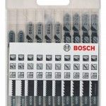 Conjunto de 10 lâminas de serra vertical Basic for Wood refª 2607010629 BOSCH Conjunto de 10 lâminas de serra vertical Basic for Wood refª 2607010629 BOSCH