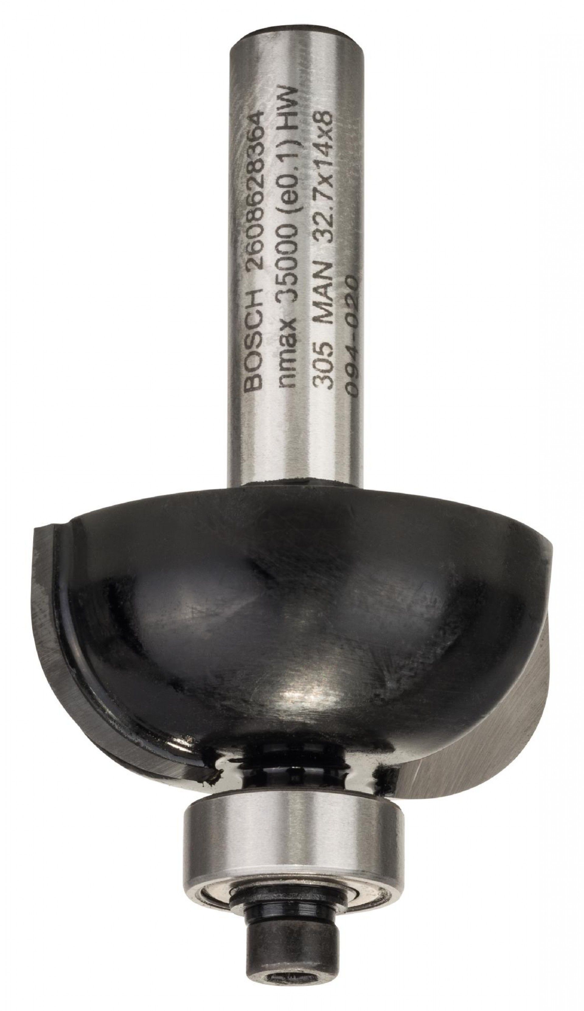 Fresa Bit Cove, R 10, Shank 8 mm refª 2608628364 BOSCH
