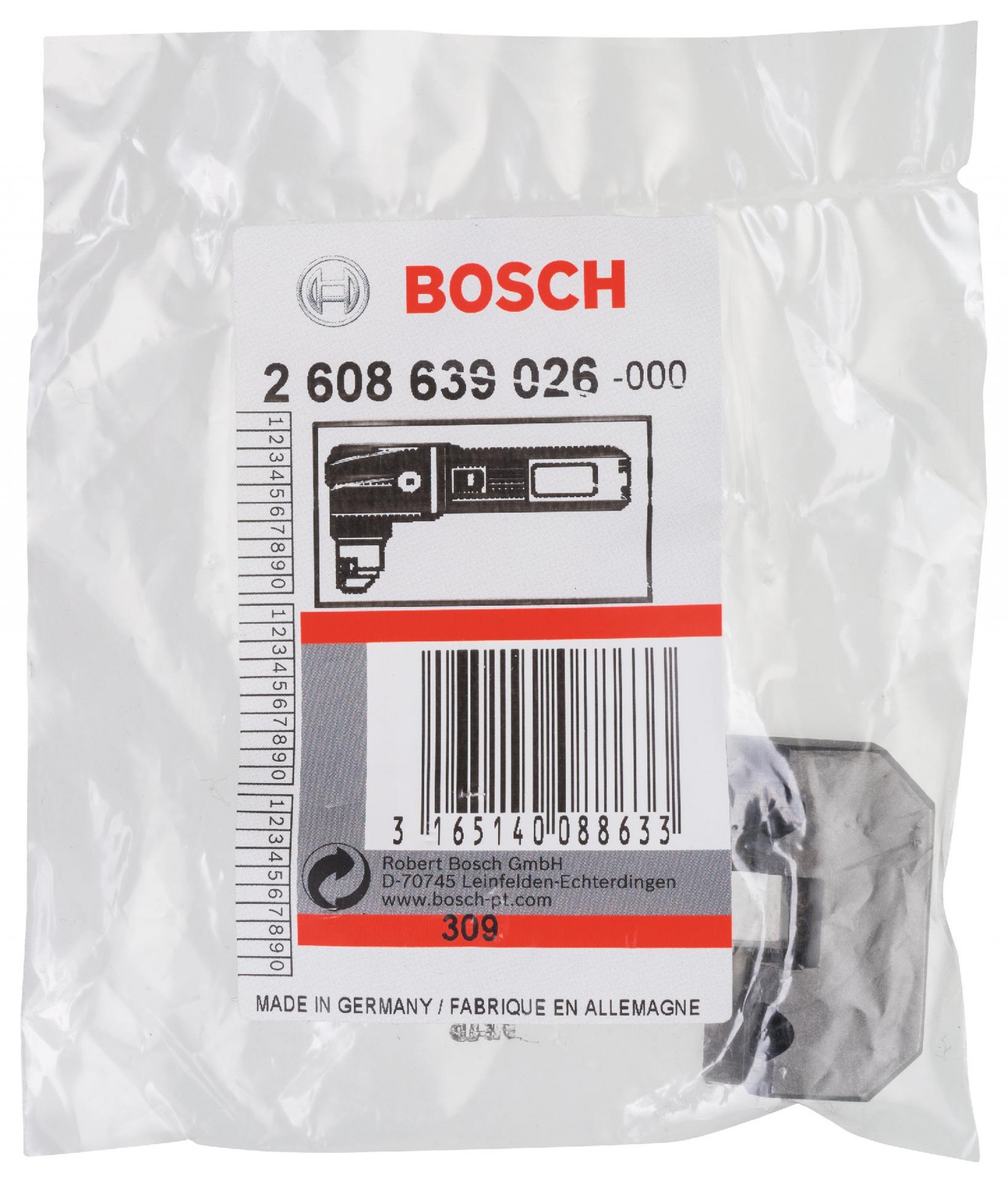 Matriz para chapas onduladas e quase todas as chapas trapezoidais refª 2608639026 BOSCH