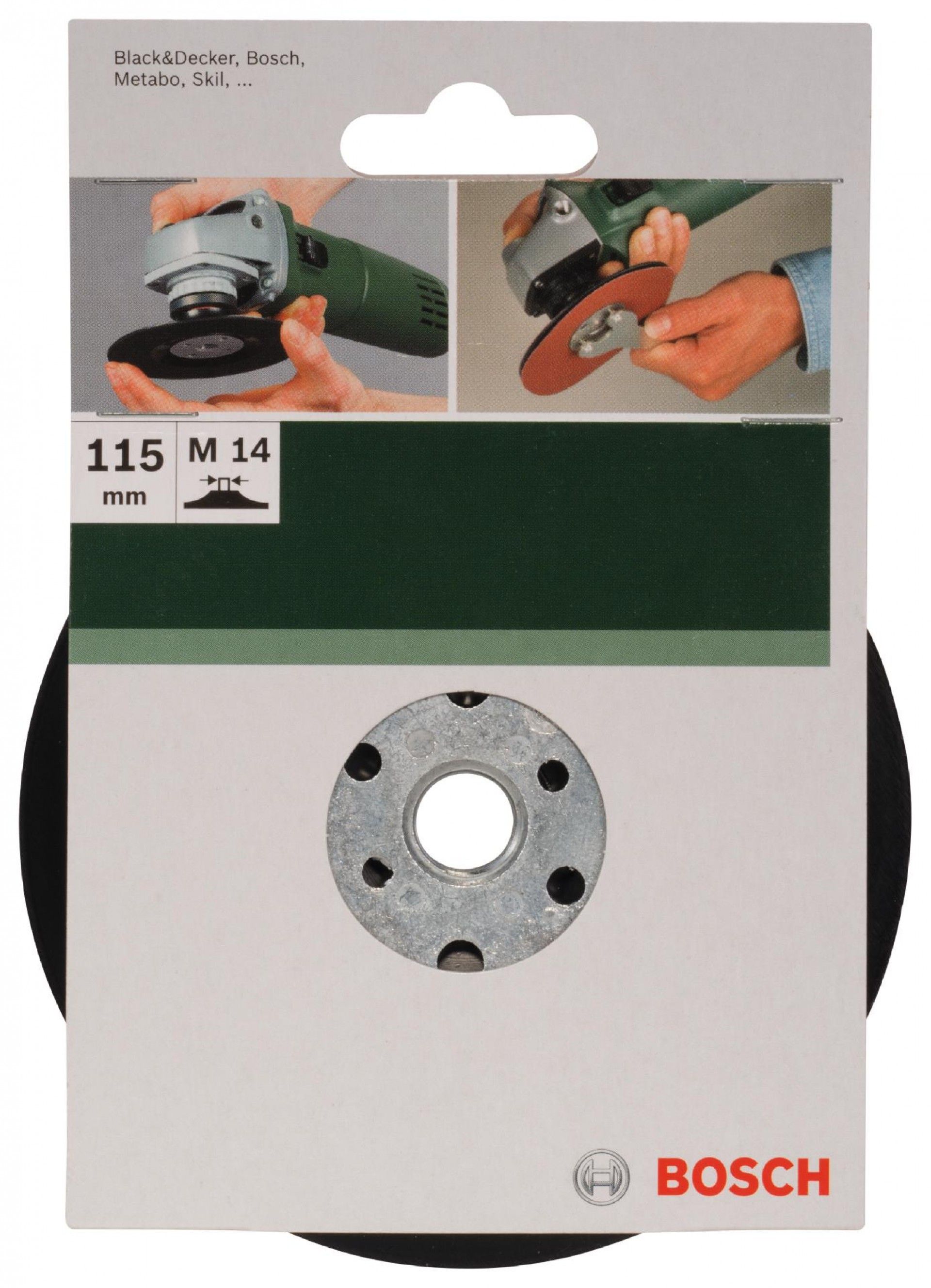 Prato de lixar para rebarbadora, sistema de aperto, 115 mm refª 2609256258 BOSCH