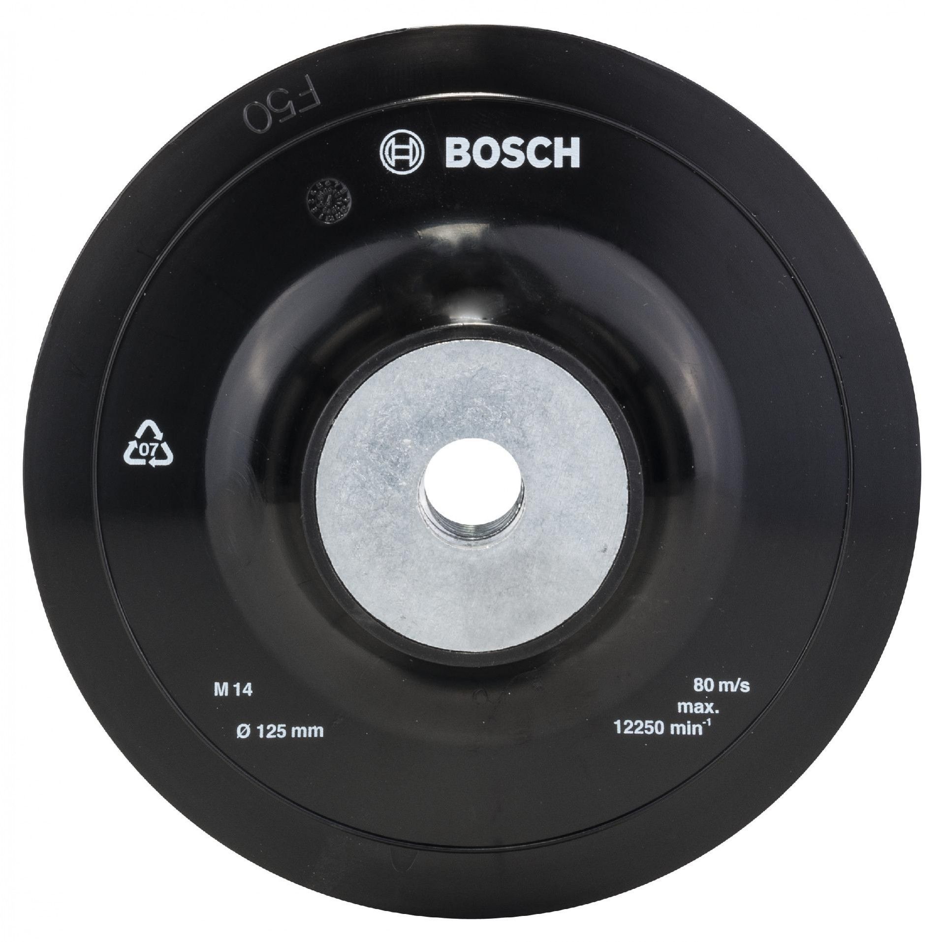 Prato de lixar para rebarbadora, sistema de aperto, 125 mm refª 2609256257 BOSCH