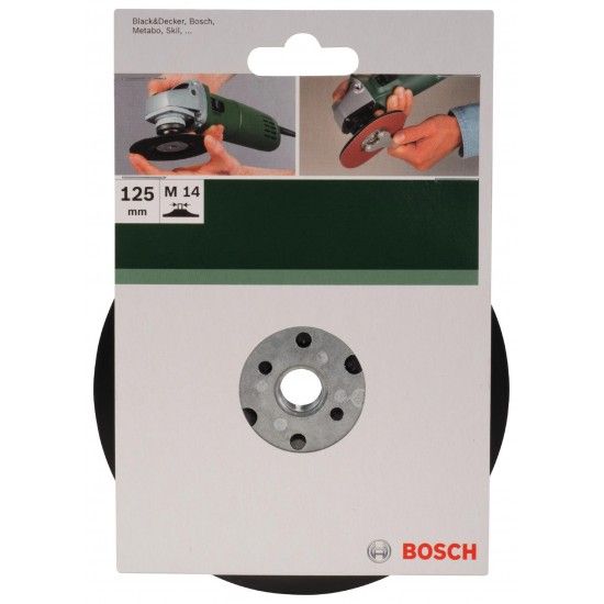 Prato de lixar para rebarbadora, sistema de aperto, 125 mm ref 2609256257 BOSCH