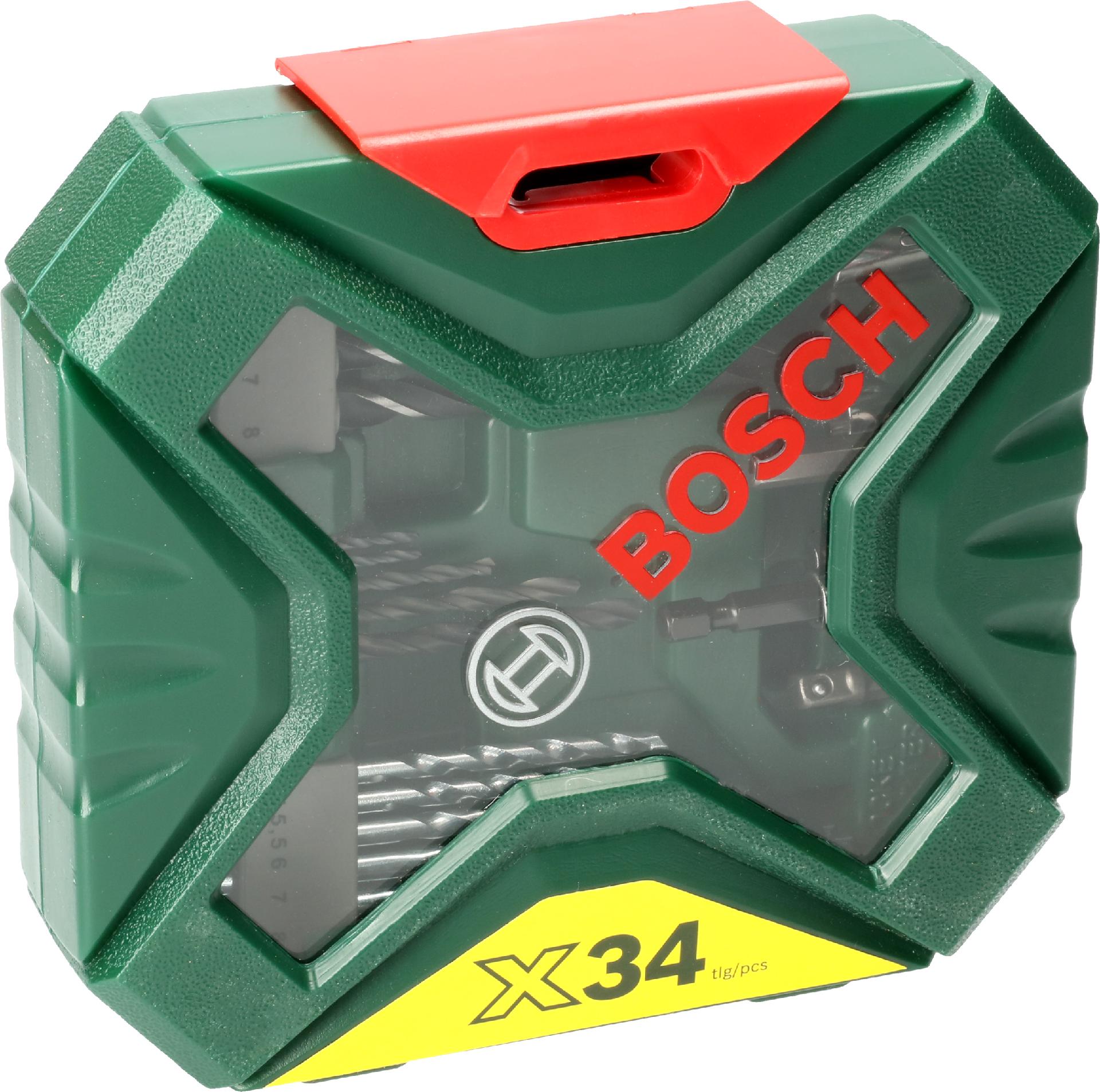 Kit Bits e brocas TiN X-Line de 34pç refª 2607010608 BOSCH