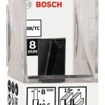 Fresa Straight Bit, Two Flutes, Ø 15 x L 19.6, Shank 8 mm refª 2608628387 BOSCH Fresa Straight Bit, Two Flutes, Ø 15 x L 19.6, Shank 8 mm refª 2608628387 BOSCH