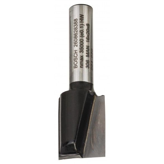 Fresa  Straight Bit, Two Flutes, � 16 x L 19.6, Shank 8 mm ref� 2608628388 BOSCH