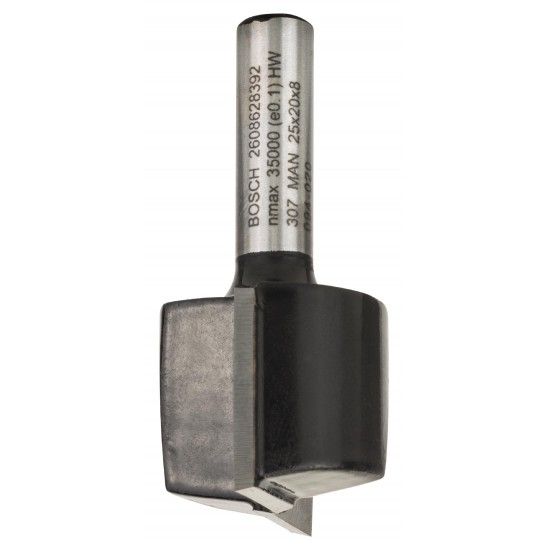 Fresa Straight Bit, Two Flutes, Ø 25 x L 19.6, Shank 8 mm refª 2608628392 BOSCH Fresa Straight Bit, Two Flutes, Ø 25 x L 19.6, Shank 8 mm refª 2608628392 BOSCH
