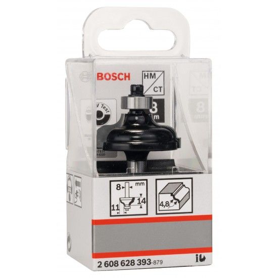 Fresa Bit Classical Roman Ogee, R 4.8, Shank 8 mm refª 2608628393 BOSCH Fresa Bit Classical Roman Ogee, R 4.8, Shank 8 mm refª 2608628393 BOSCH