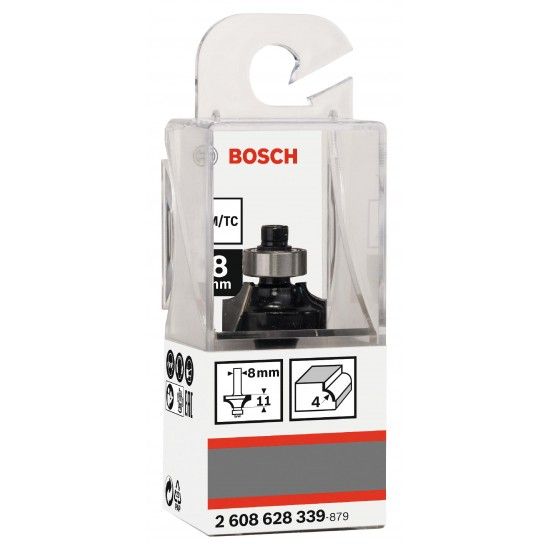 Fresa Bit Rounding Over, R 4, Shank 8 mm refª 2608628339 BOSCH Fresa Bit Rounding Over, R 4, Shank 8 mm refª 2608628339 BOSCH