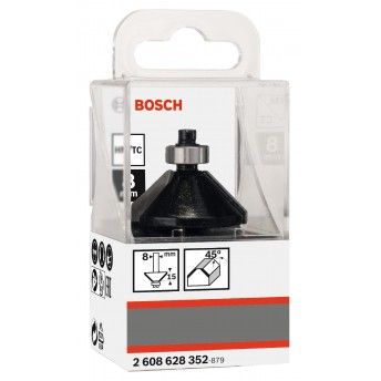 Fresa  Bit Chamfer, 45�, Shank 8 mm ref� 2608628352 BOSCH