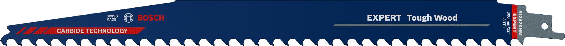 Lâmina de serra sabre S 1242 KHM EXPERT ?Tough Wood? 1 un. refª 2608900406 BOSCH