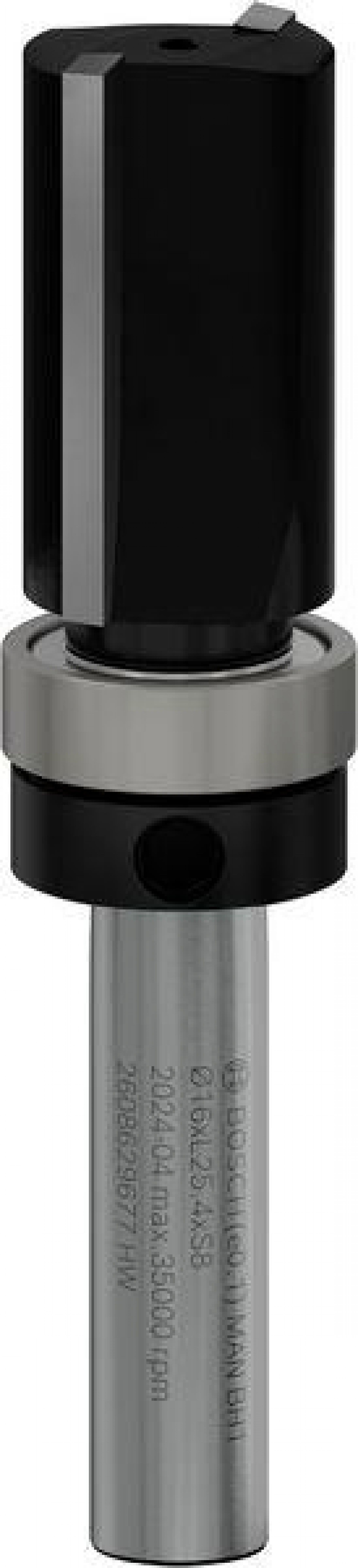 Fresa Bit Top Bearing Flush Trim, Ø 16 x L 25.4, Shank 8 mm refª 2608629677 BOSCH