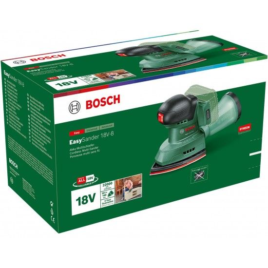 Multilixadeira sem fio EasySander 18V-8 ref 06033E3000 BOSCH