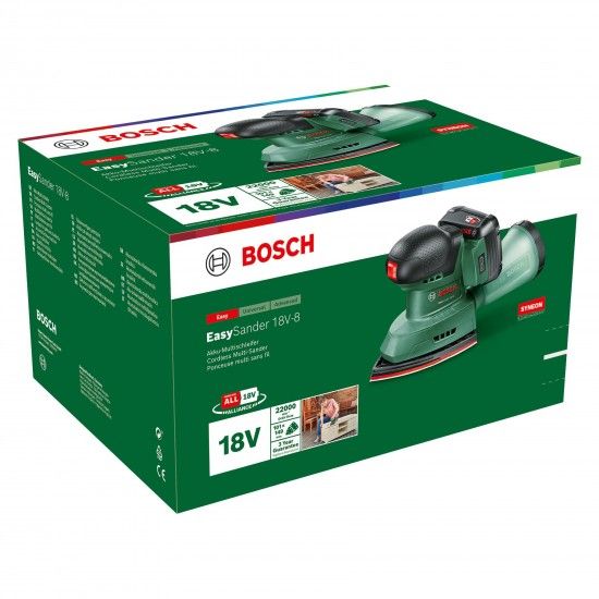 Multilixadeira sem fio EasySander 18V-8 ref� 06033E3002 BOSCH