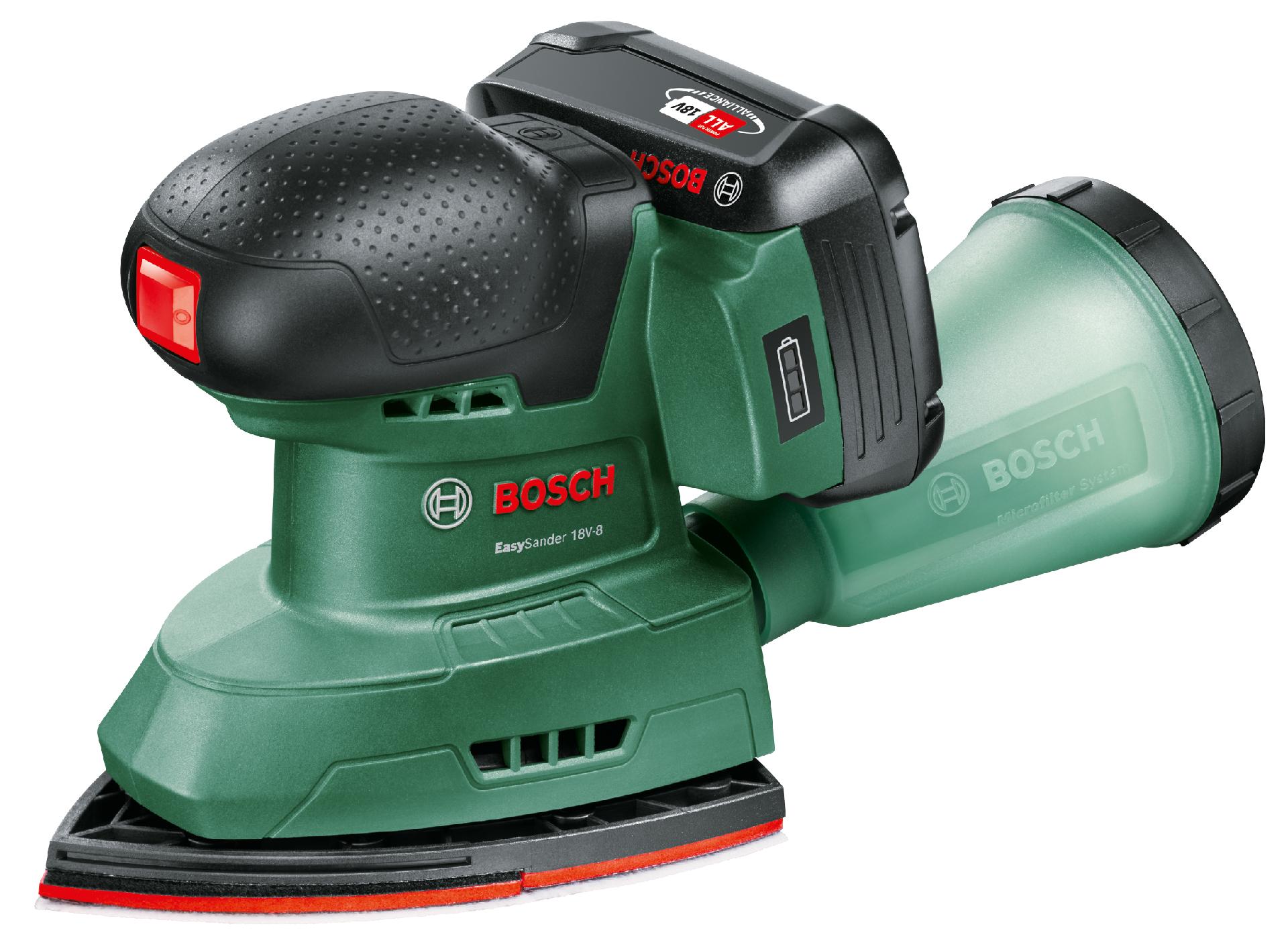 Multilixadeira sem fio EasySander 18V-8 refª 06033E3002 BOSCH