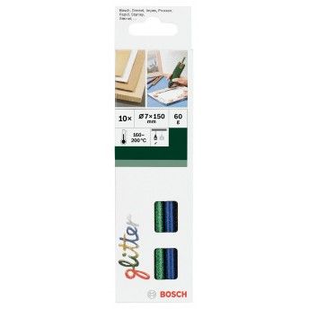 Bast�o de cola transparente Bast�o de cola com brilhos 7 mm10 unid., glitter ref� 2609256D31 BOSCH