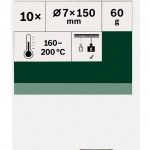 Bast�o de cola transparente Bast�es de cola para pl�stico10 unid. ref� 2609256D32 BOSCH