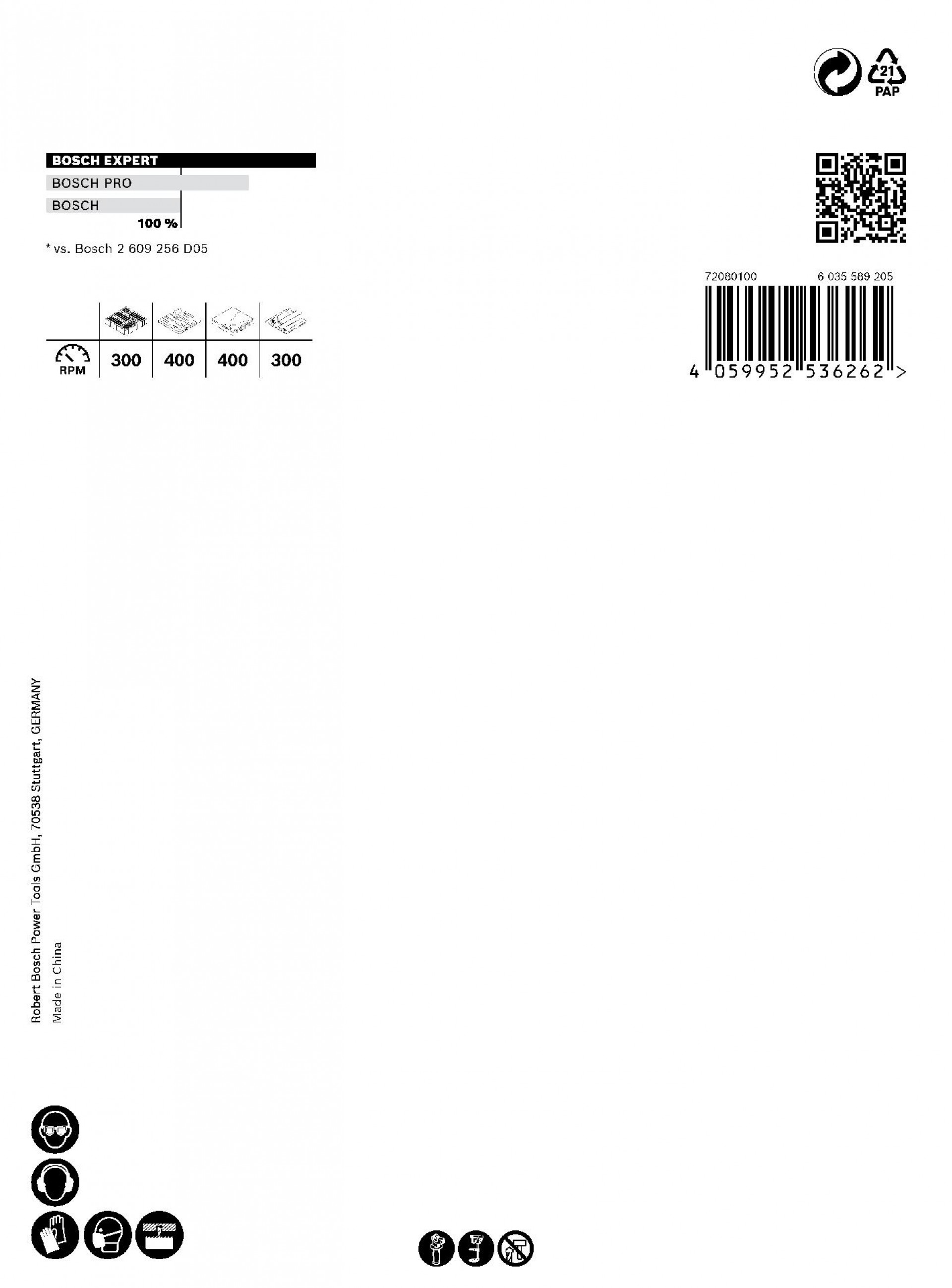 Serra craneana EXPERT Construction Material 102 x 60 mm refª 2608900480 BOSCH