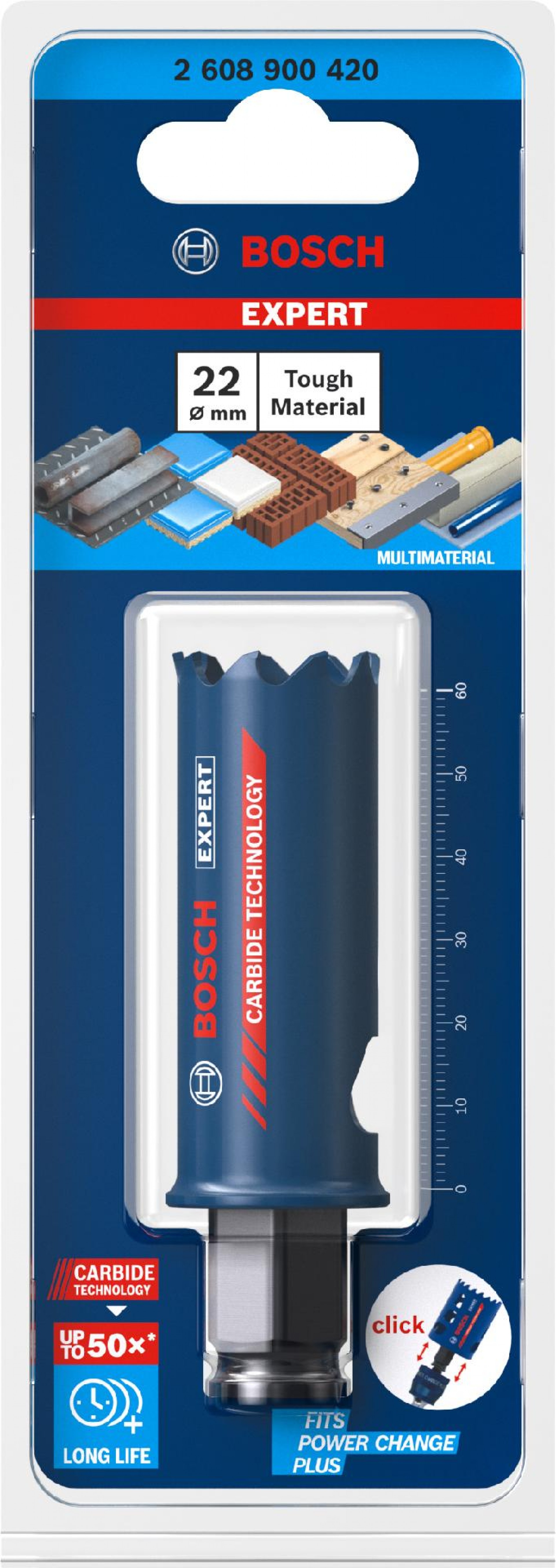 Serra craneana EXPERT Tough Material 22 x 60 mm refª 2608900420 BOSCH