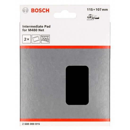Protetor de prato de apoio, 115x107mm, 2x ref 2608000815 BOSCH