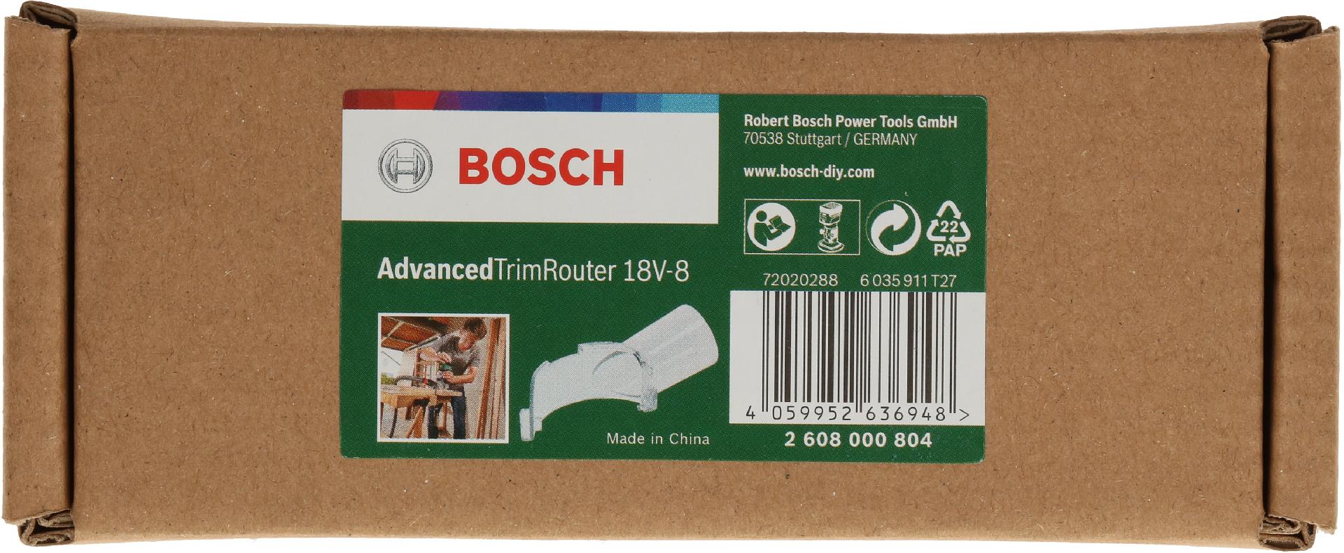 Adaptador de extração de pó para Advanced TrimRouter de 18 V refª 2608000804 BOSCH