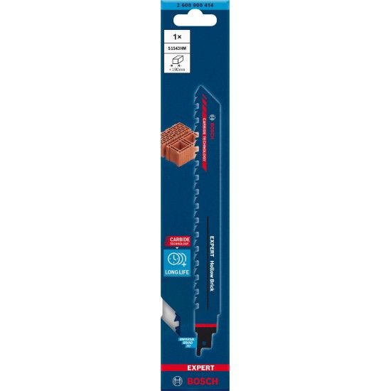 L�minas de serra sabre S 1543 HM EXPERT 'Hollow Brick' 1 un. ref� 2608900414 BOSCH