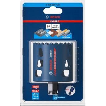 Serra craneana EXPERT Tough Material 67 x 60 mm refª 2608900432 BOSCH Serra craneana EXPERT Tough Material 67 x 60 mm refª 2608900432 BOSCH