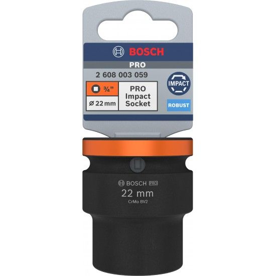 Pontas de aparafusar e chaves de caixa PRO Impact Socket, ¾ Pontas de aparafusar e chaves de caixa PRO Impact Socket, ¾
