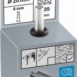 Catrabucha de acabamento PRO Metal heavy, encabadouro reto, 19 x 0,35 mm ref� 2608622116 BOSCH