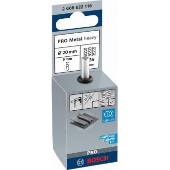 Catrabucha de acabamento PRO Metal heavy, encabadouro reto, 19 x 0,35 mm refª 2608622116 BOSCH Catrabucha de acabamento PRO Metal heavy, encabadouro reto, 19 x 0,35 mm refª 2608622116 BOSCH