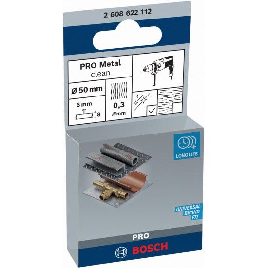 Catrabucha em disco PRO Metal clean, encabadouro reto, 50 x 0,3 mm ref� 2608622112 BOSCH
