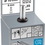 Catrabucha de acabamento PRO Stainless Steel heavy, encabadouro reto, 10 x 0,35 mm ref� 2608622128 B