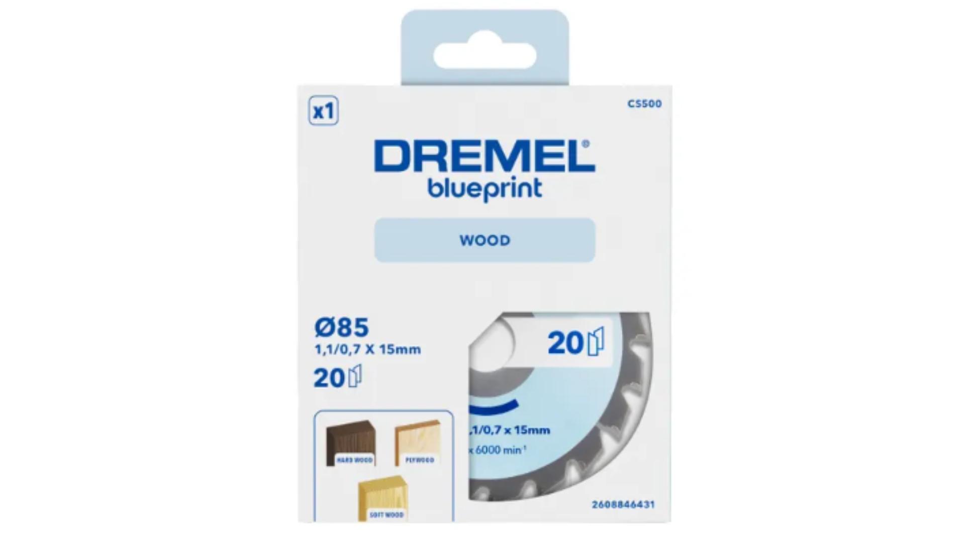 Cortar Lâmina para madeira DREMEL® Blueprint (CS500) refª 2608846431 DREMEL