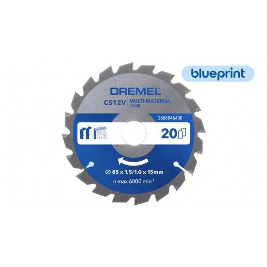 Cortar Lmina para multimateriais DREMEL Blueprint (CS600) ref 2608846430 DREMEL