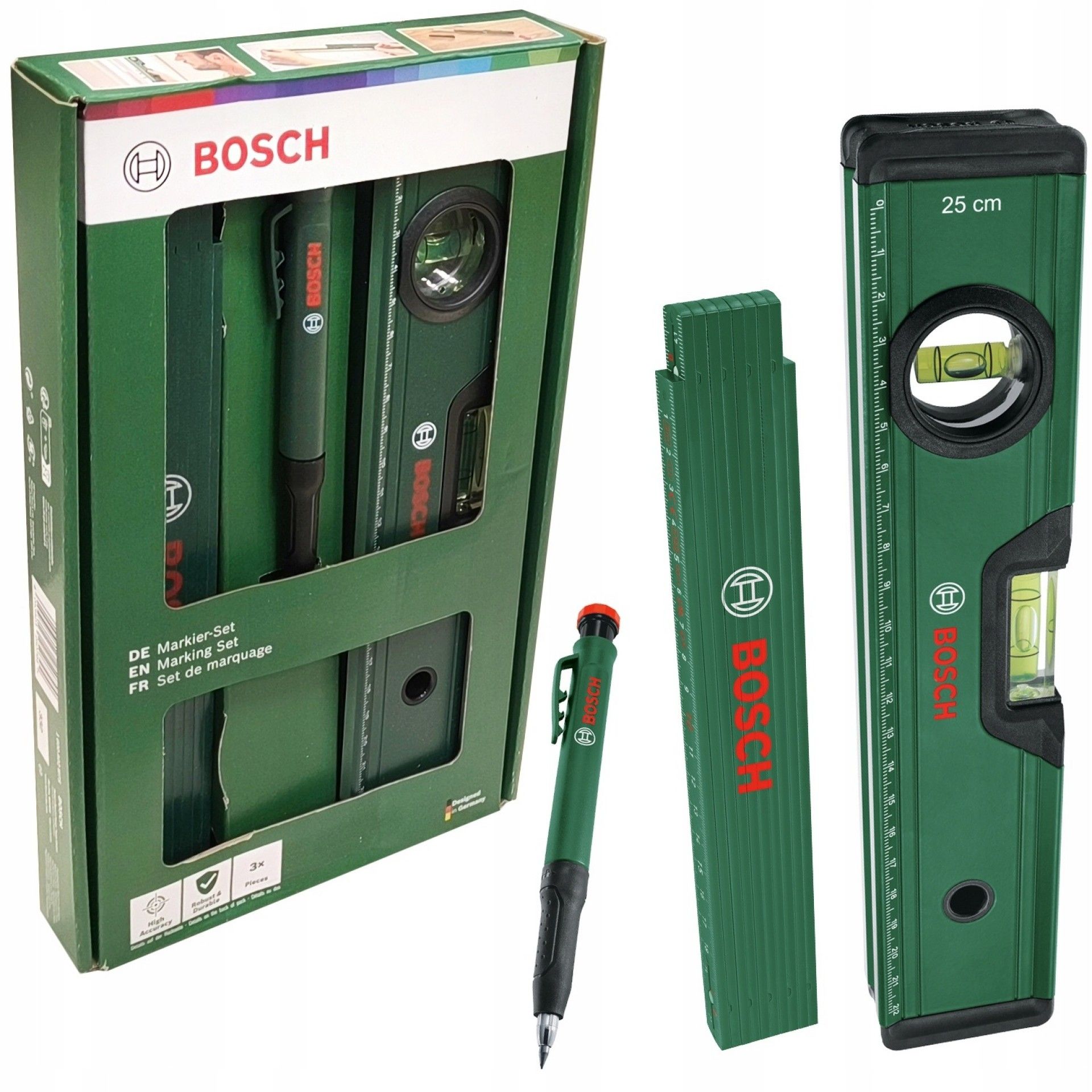 Kit ferramentas marcação 3pç refª 1600A02W7S BOSCH