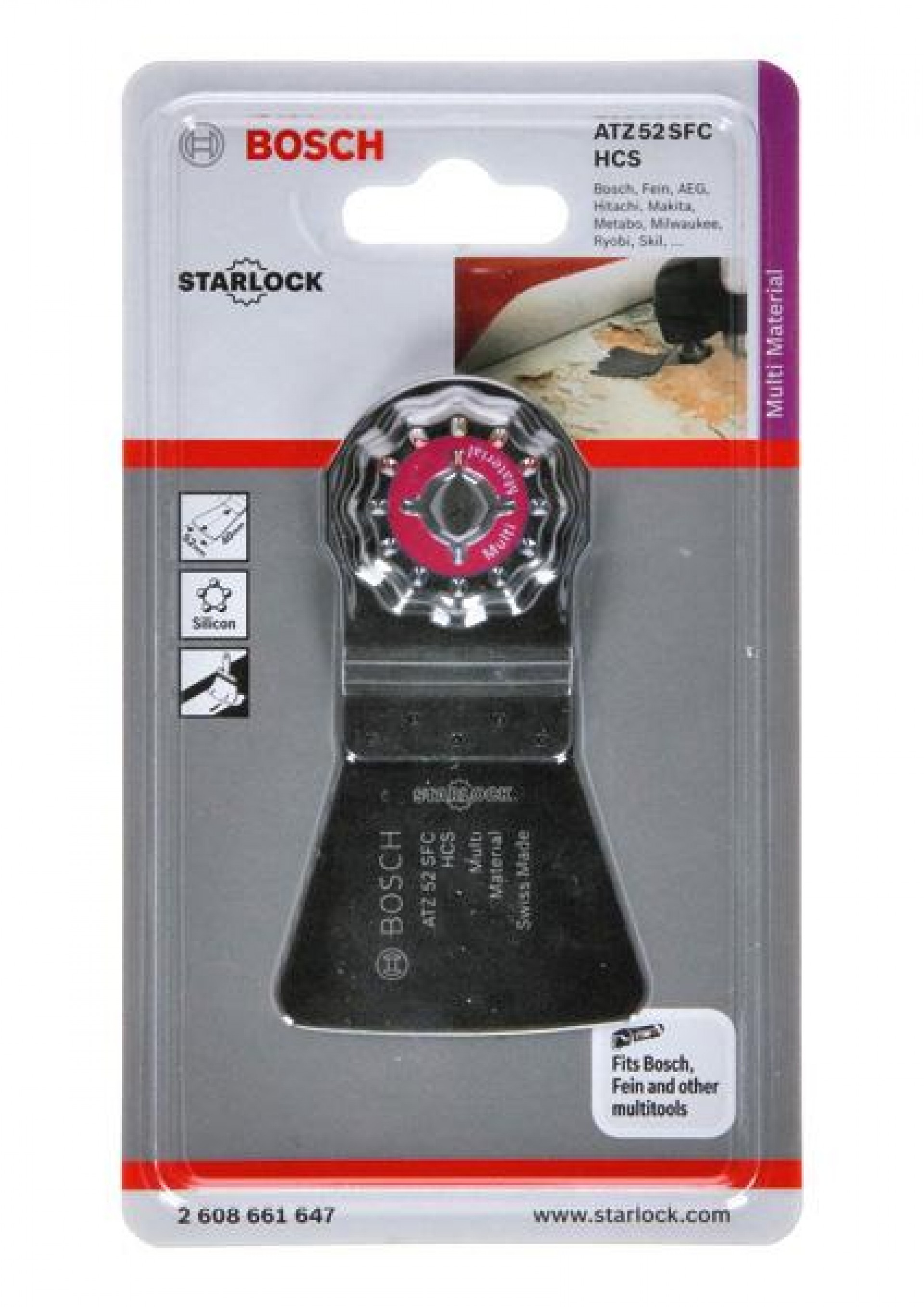 Espátula HCS ATZ 52 SFC, flexível refª 2608661647 BOSCH