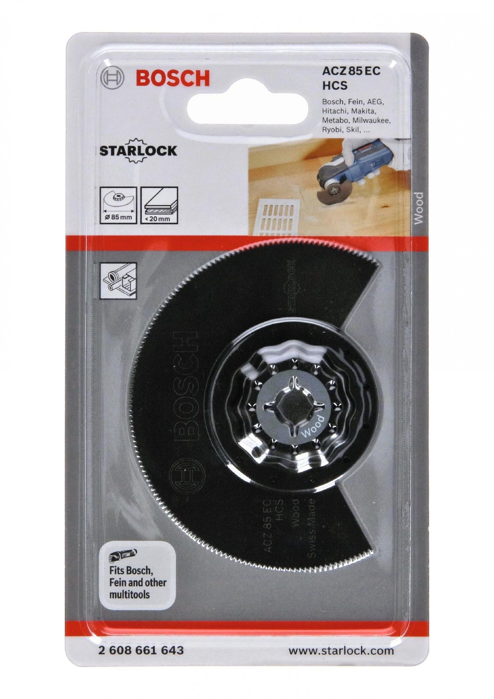 Lâmina de serra de segmentos HCS ACZ 85 EC Wood refª 2608661643 BOSCH