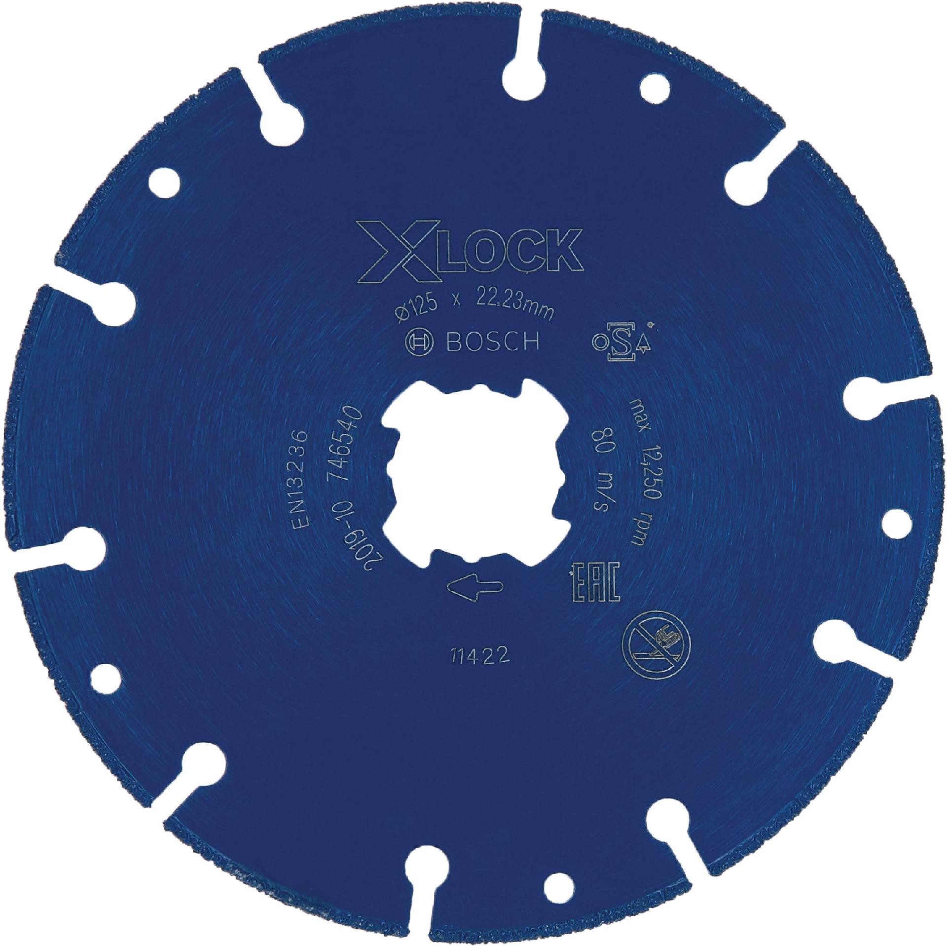 Disco de corte X-LOCK EXPERT Diamond Metal Wheel 125 x 22,23 mm refª 2608900533 BOSCH