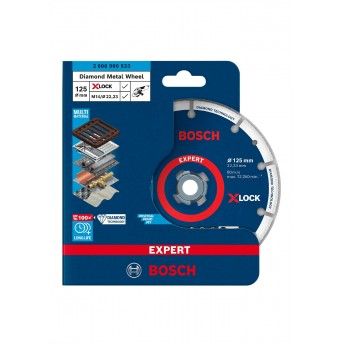 Disco de corte X-LOCK EXPERT Diamond Metal Wheel 125 x 22,23 mm ref� 2608900533 BOSCH