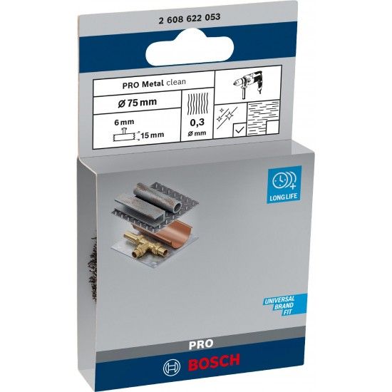 Catrabucha em disco PRO Metal clean, encabadouro reto, 75 x 0,3 mm ref� 2608622053 BOSCH