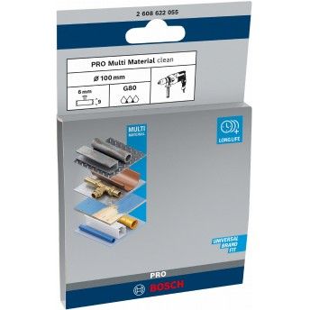 Catrabucha em disco PRO Multi Material clean, encabadouro reto, 100 x 1 mm refª 2608622055 BOSCH Catrabucha em disco PRO Multi Material clean, encabadouro reto, 100 x 1 mm refª 2608622055 BOSCH