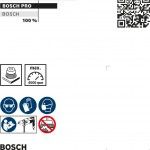 Catrabucha em copo PRO Metal heavy, encabadouro reto, 65 x 0,5 mm ref� 2608622050 BOSCH