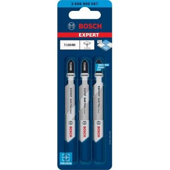 Lâmina de serra vertical T 150 RD EXPERT ?Soft Tile Clean? 3 un. refª 2608900567 BOSCH Lâmina de serra vertical T 150 RD EXPERT ?Soft Tile Clean? 3 un. refª 2608900567 BOSCH