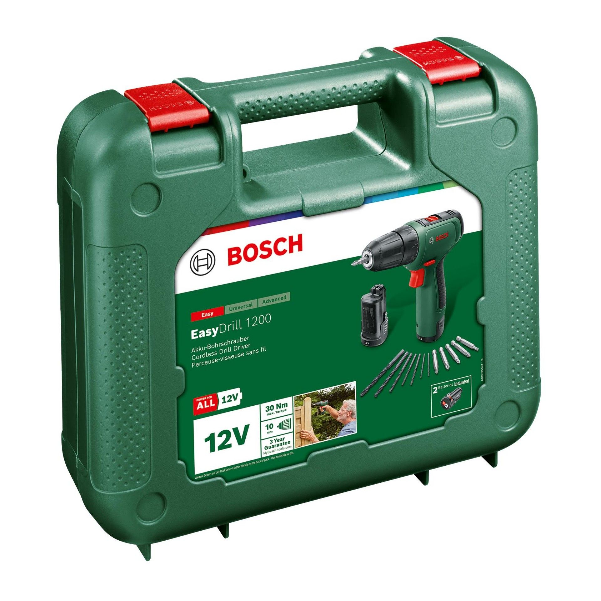 Aparafusadora sem fio EasyDrill 1200 refª 06039D3007 BOSCH
