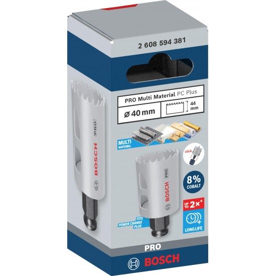 Serra craniana PRO Multi Material PC Plus, 40 mm refª 2608594381 BOSCH Serra craniana PRO Multi Material PC Plus, 40 mm refª 2608594381 BOSCH
