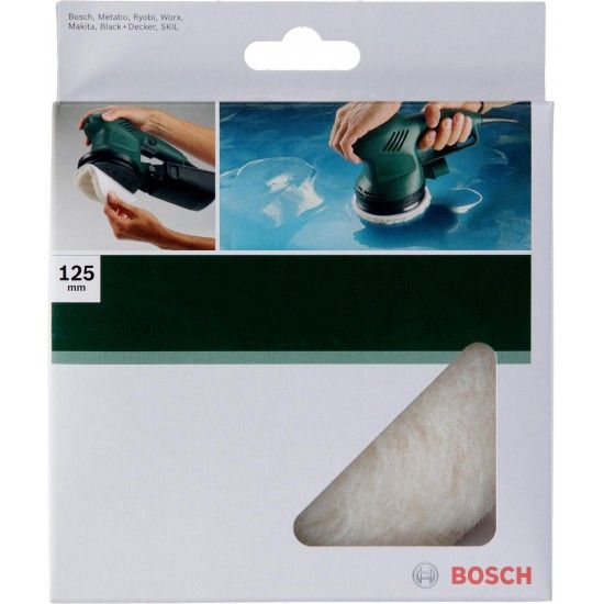 Polir Boina de l� de cordeiro para lixadeira exc�ntrica, 125 mmFixa��o autoaderente ref� 2609256049 