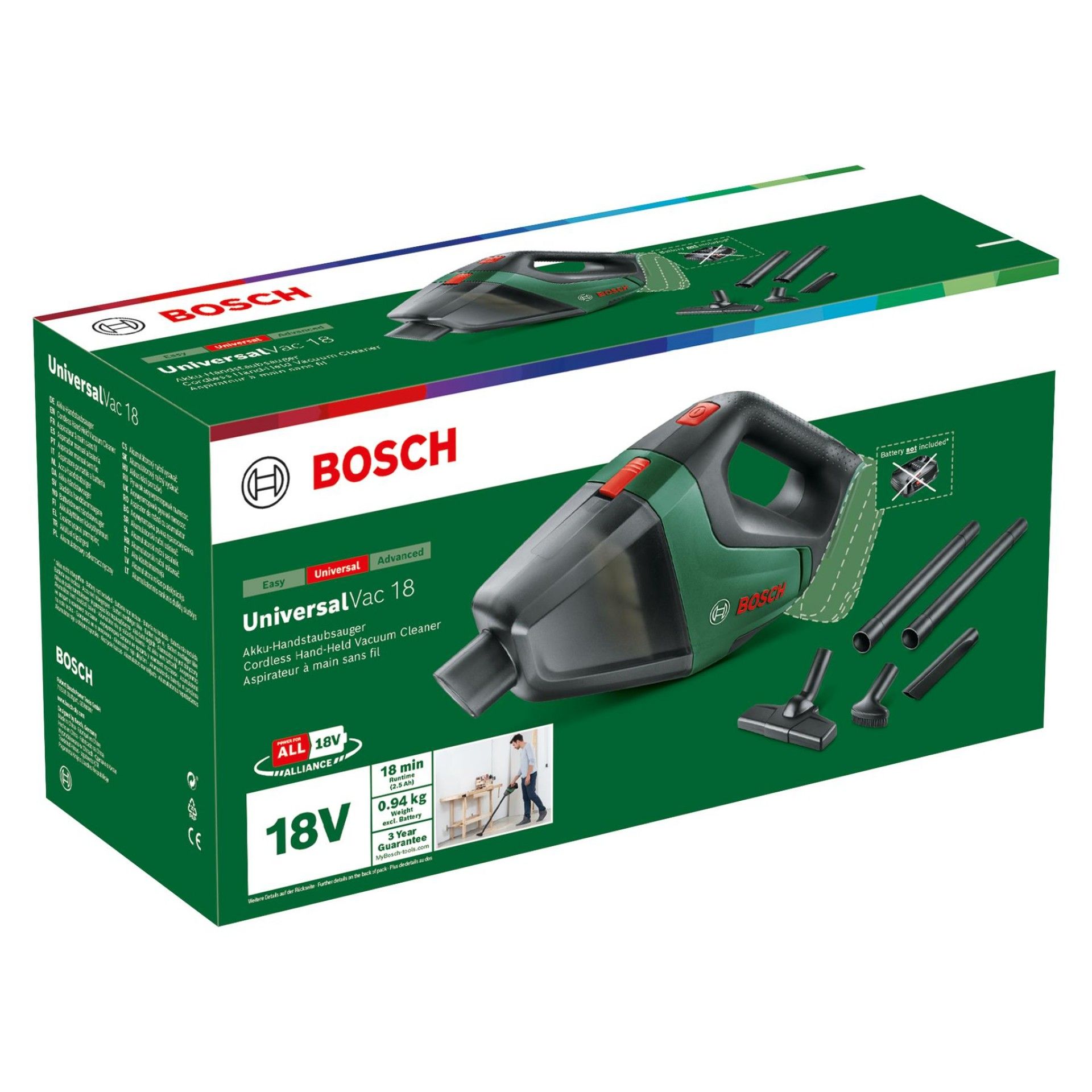 Aspirador sem fio UniversalVac 18 refª 06033B9102 BOSCH